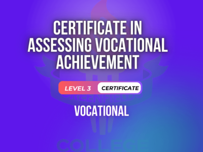 Certificate in Assessing Vocational Achievement Level 3 (RQF) V9U